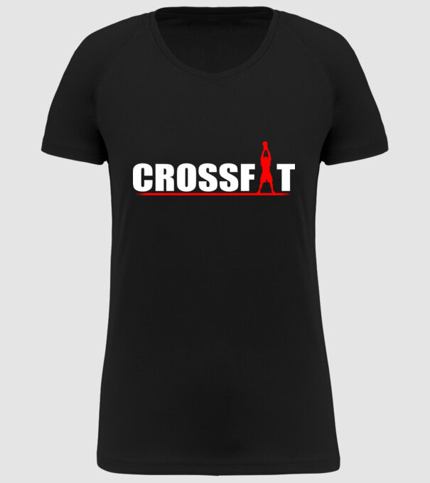 Crossfit model negru pe tricou