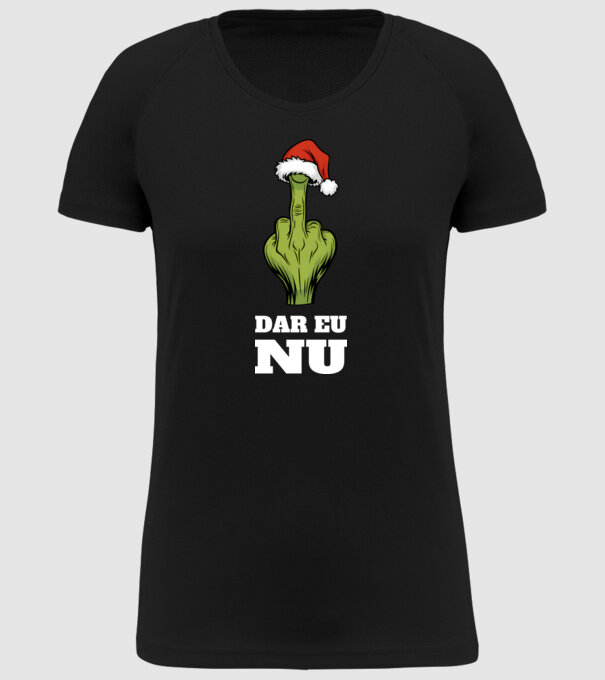 Dar eu NU Negru model negru pe tricou
