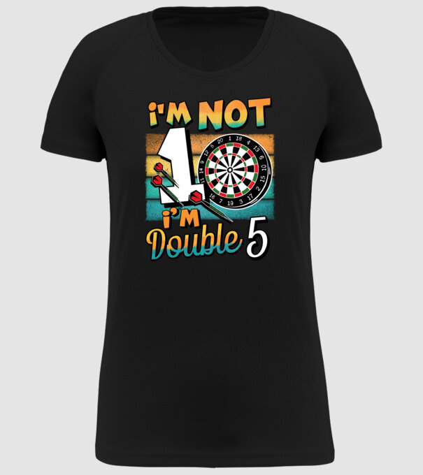Darts Birthday 10 years old model negru pe tricou