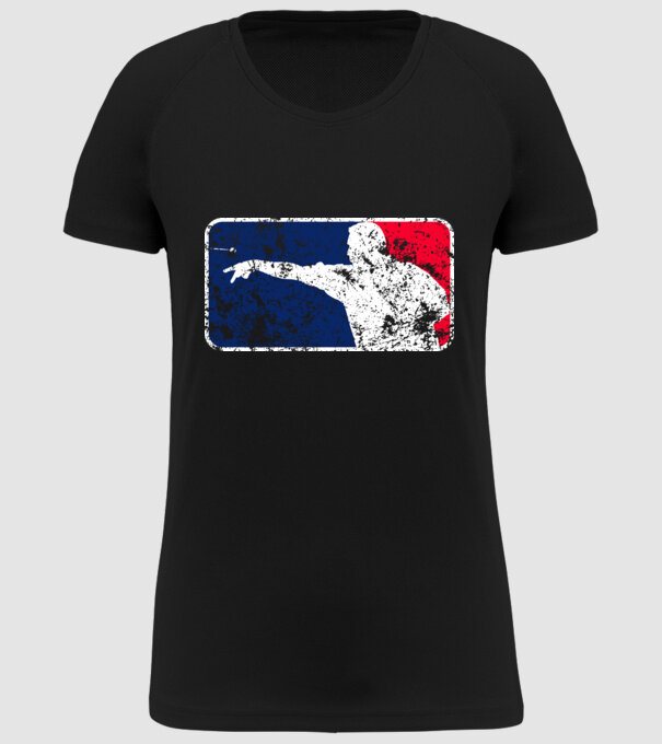 Darts League Destroy model negru pe tricou