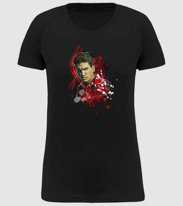 denver poster model negru pe tricou
