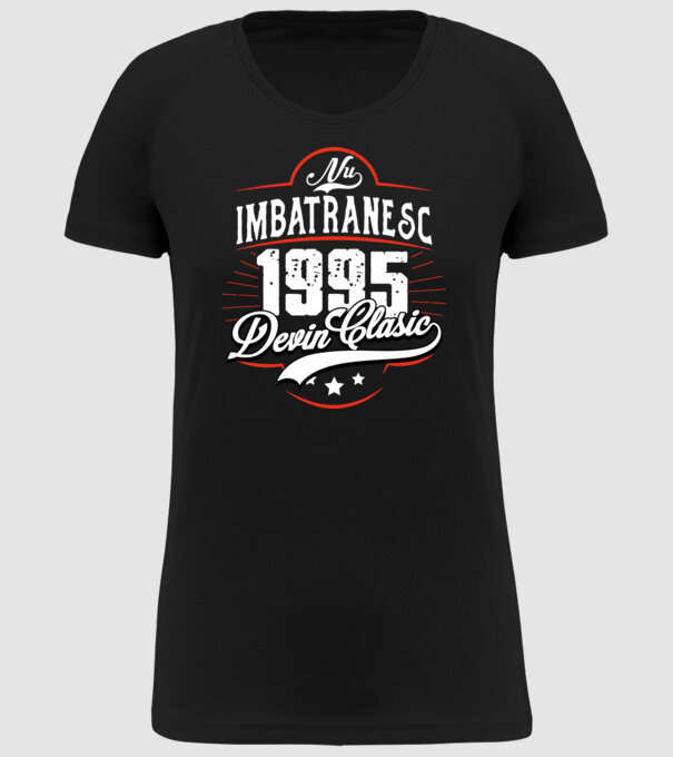 Devin Clasic - 1995 model negru pe tricou