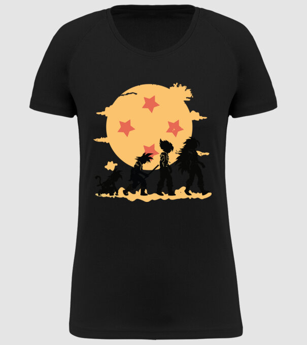 dragonball evolution model negru pe tricou