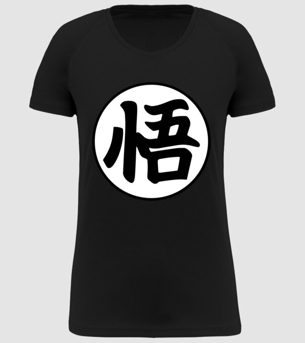 Dragonball logo model negru pe tricou