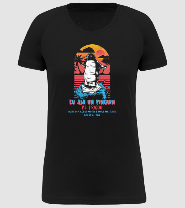eu am un pinguin pe tricou - doar din acest motiv e mult mai tare decât al tău model negru pe tricou