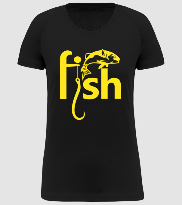Fish model negru pe tricou