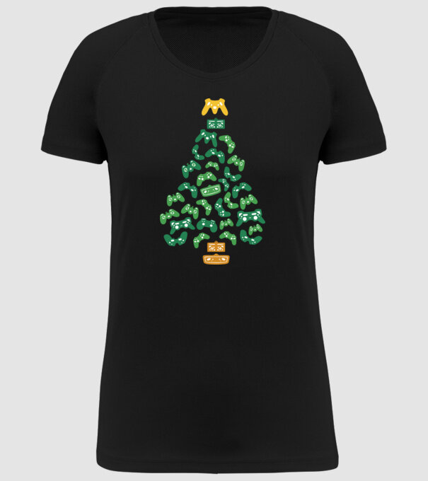 Gamer tree model negru pe tricou