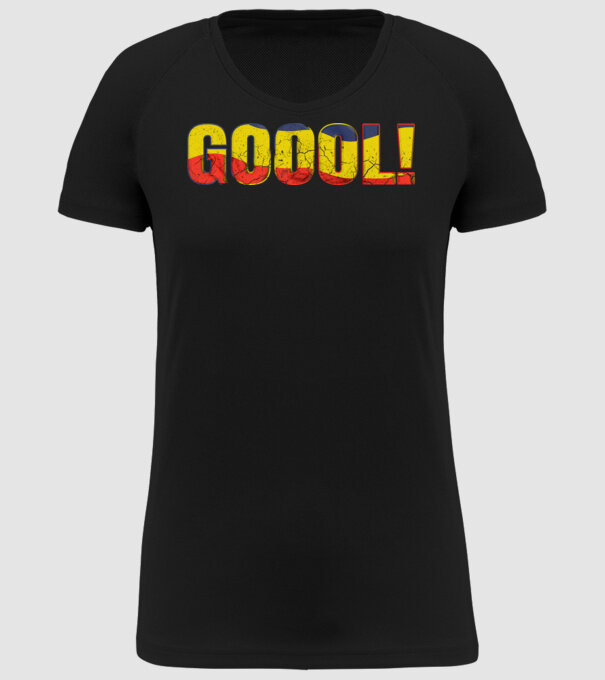 GOOOL model negru pe tricou