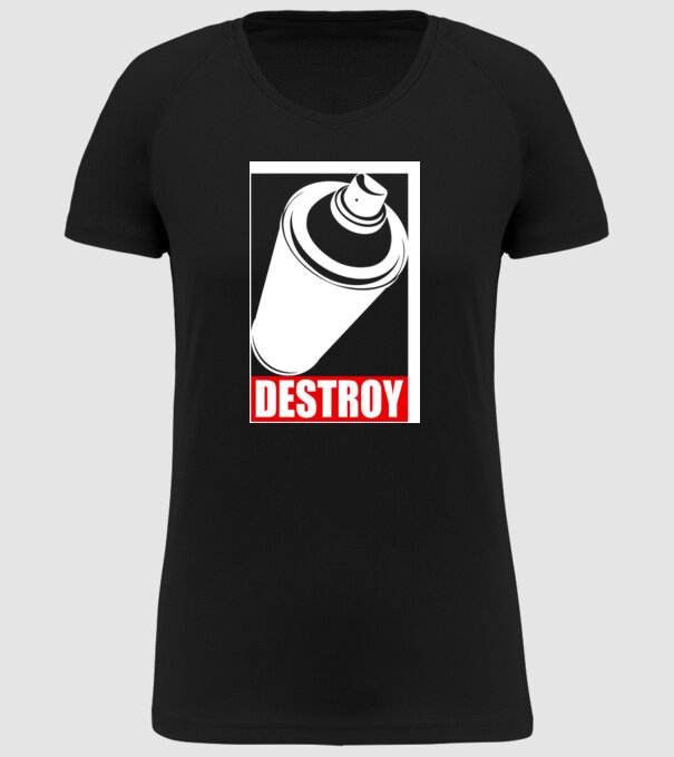 Graffiti model negru pe tricou