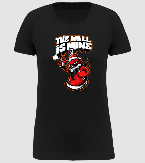 Graffiti model negru pe tricou