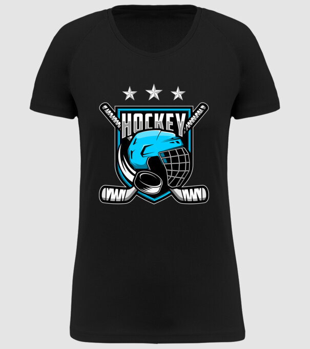Hockey model negru pe tricou