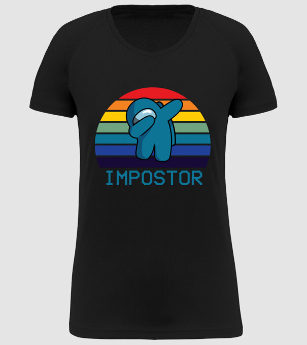 Impostor model negru pe tricou