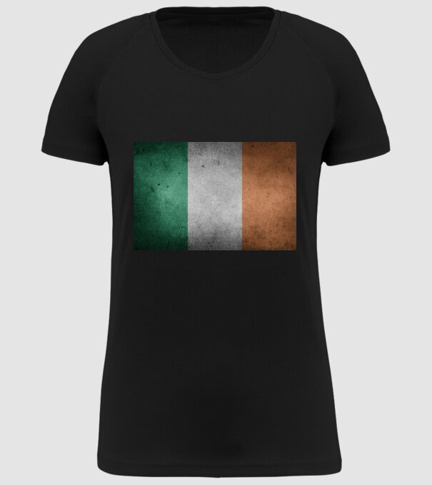 IRELAND model negru pe tricou