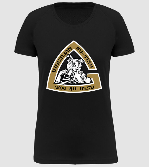 Jiu Jitsu model negru pe tricou