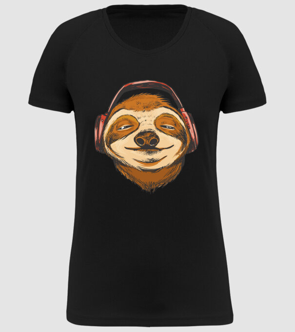 Leneș model negru pe tricou