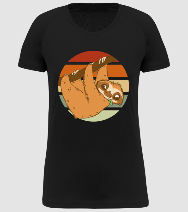 Leneș model negru pe tricou