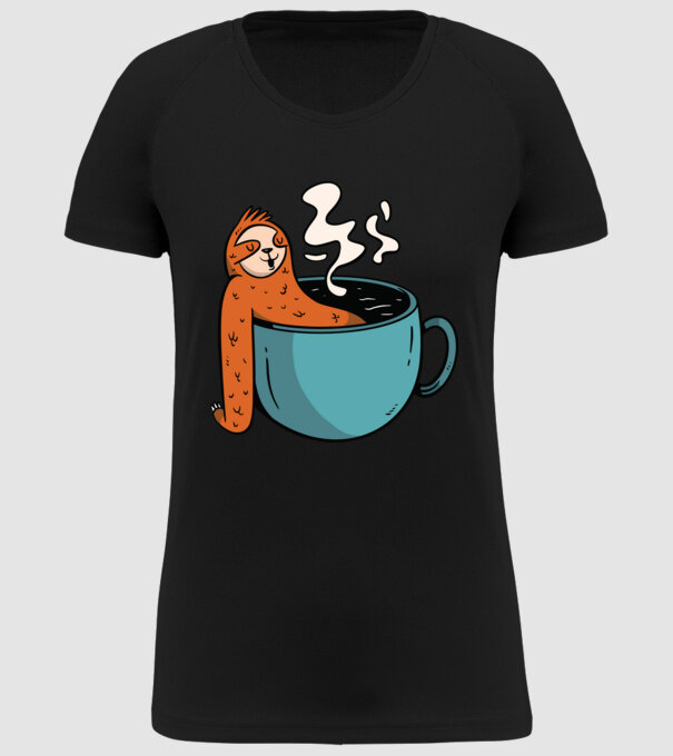Leneș model negru pe tricou
