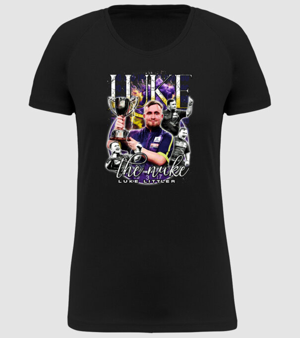 Luke the nuke model negru pe tricou