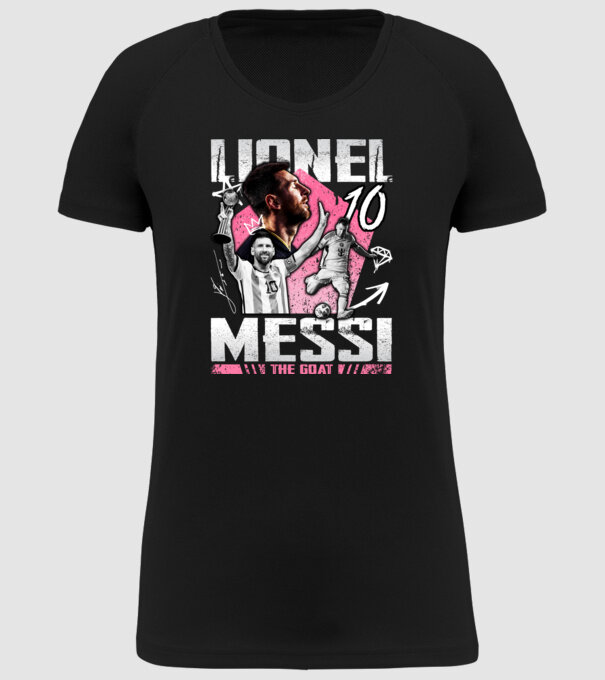 Messi tribute model negru pe tricou
