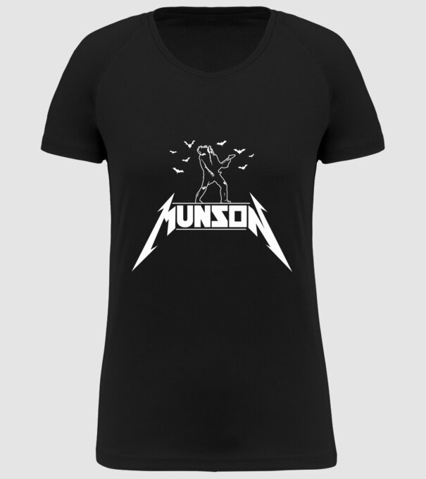 munson parody stranger things model negru pe tricou