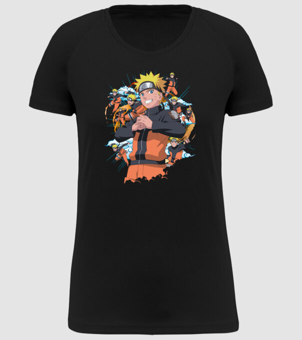 NARUTO model negru pe tricou