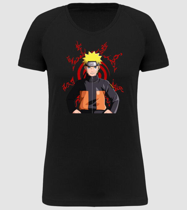 NARUTO model negru pe tricou