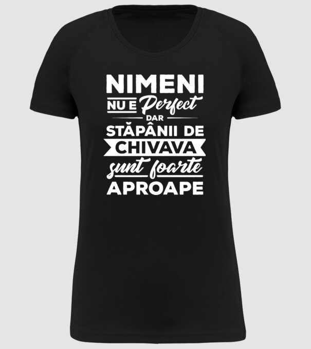 nimeni nu e perfect, dar stăpânii de chivava sunt foarte aproape model negru pe tricou