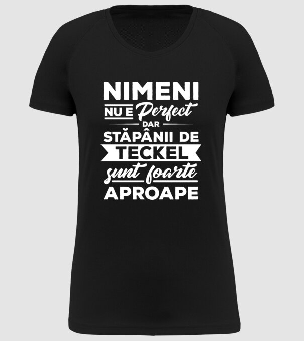 nimeni nu e perfect, dar stăpânii de teckel sunt foarte aproape model negru pe tricou