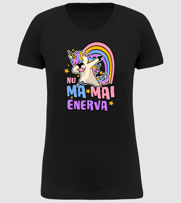 Nu mă mai enerva model negru pe tricou