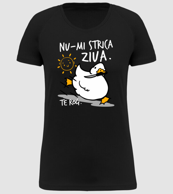 Nu-mi strica ziua. model negru pe tricou