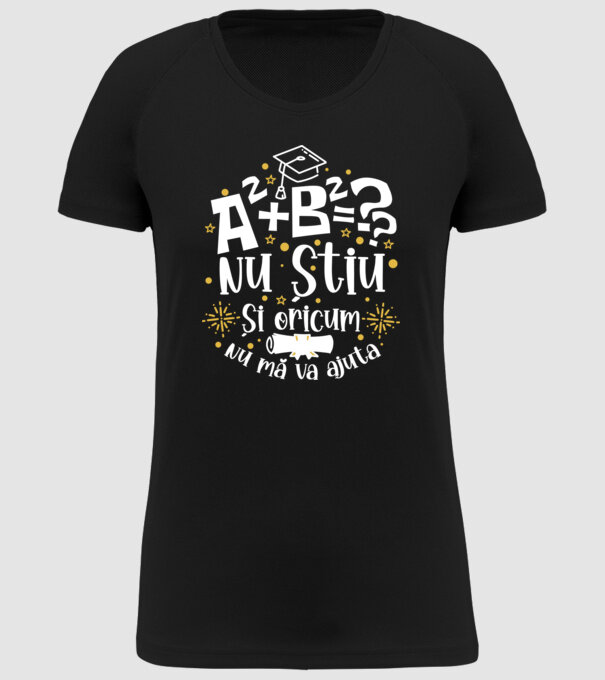 Nu știu, și oricum nu mă va ajuta model negru pe tricou