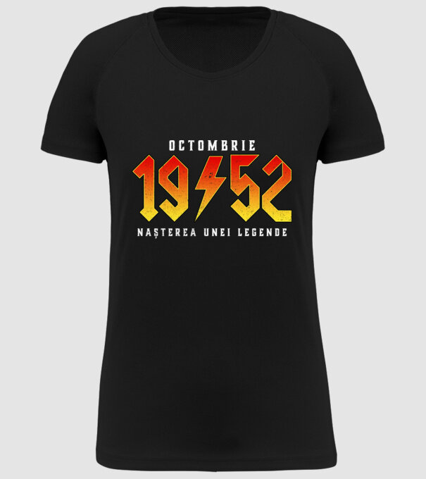 Octombrie - 1952 - nașterea unei legende model negru pe tricou