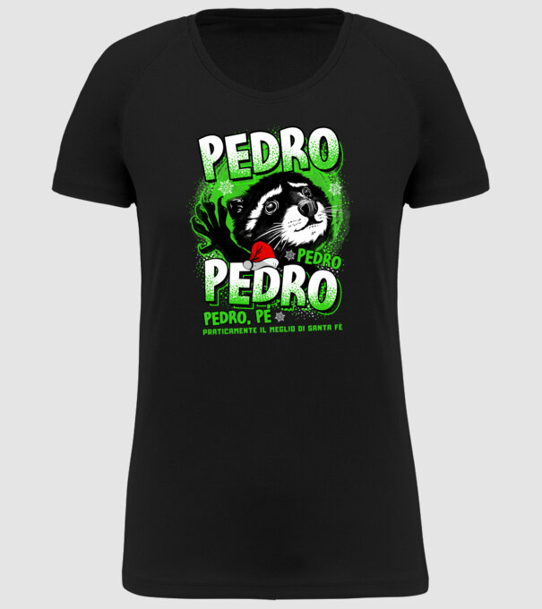 Pedro pedro christmas model negru pe tricou