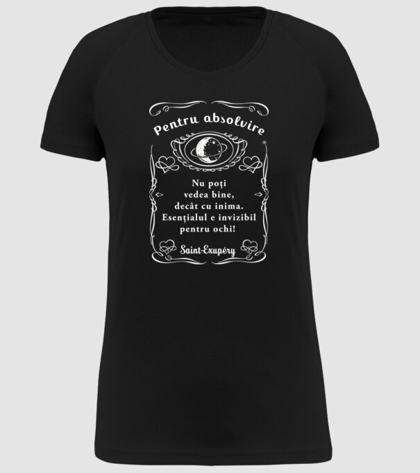 pentru absolvire model negru pe tricou