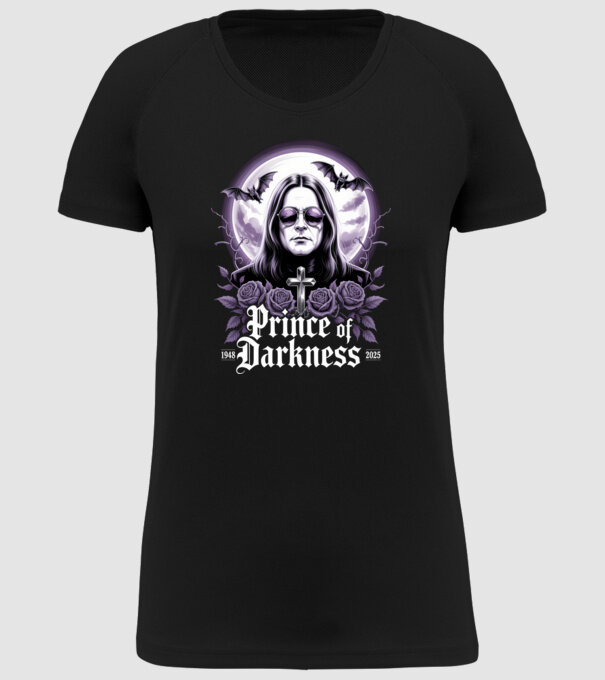 Prince of Darkness model negru pe tricou