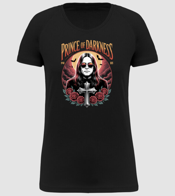 Prince of Darkness model negru pe tricou