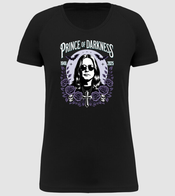Prince of Darkness model negru pe tricou