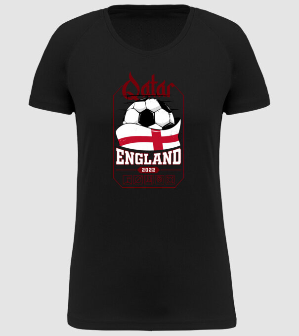 Qatar teams England model negru pe tricou