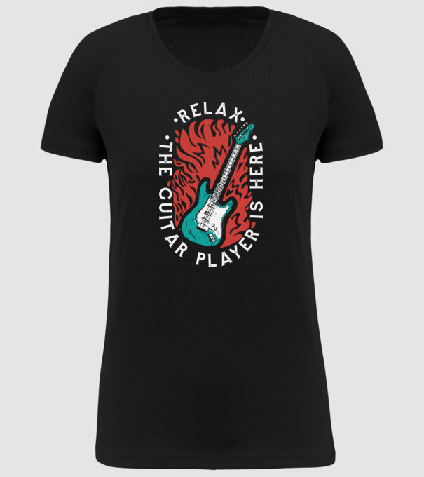 Relax model negru pe tricou