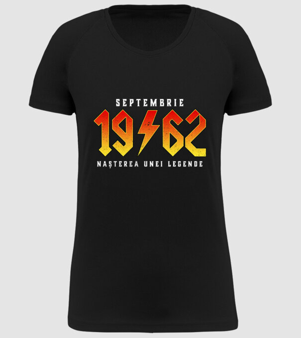 Septembrie - 1962 - nașterea unei legende model negru pe tricou
