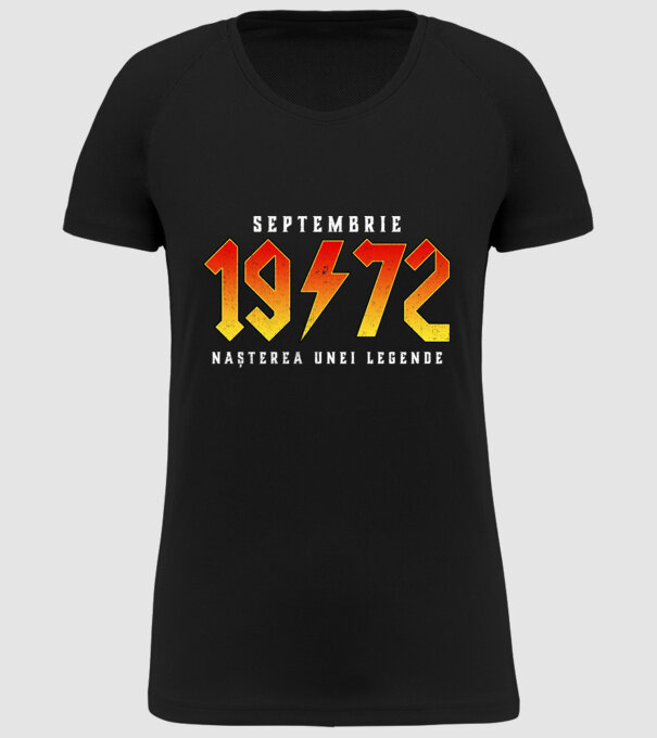Septembrie - 1972 - nașterea unei legende model negru pe tricou