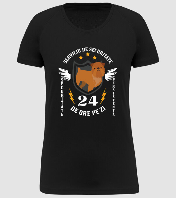 serviciu de securitate - securitate - persistență - 24 de ore pe zi model negru pe tricou