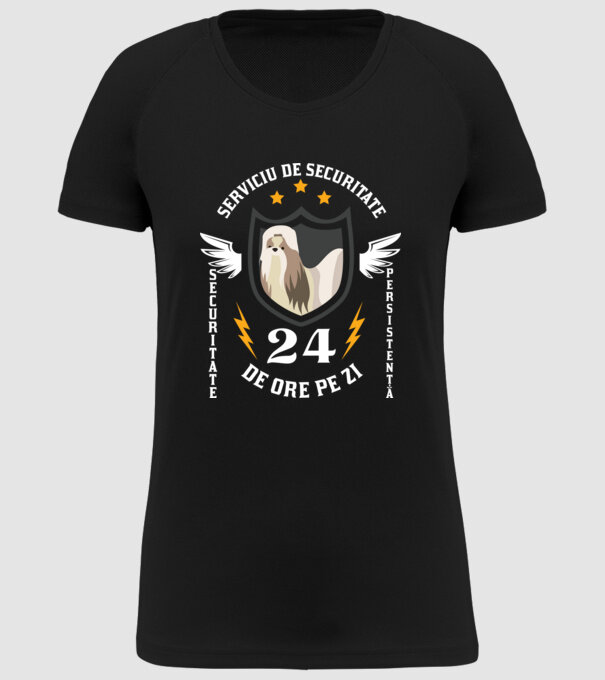 serviciu de securitate - securitate - persistență - 24 de ore pe zi model negru pe tricou