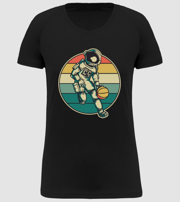SpaceBall model negru pe tricou