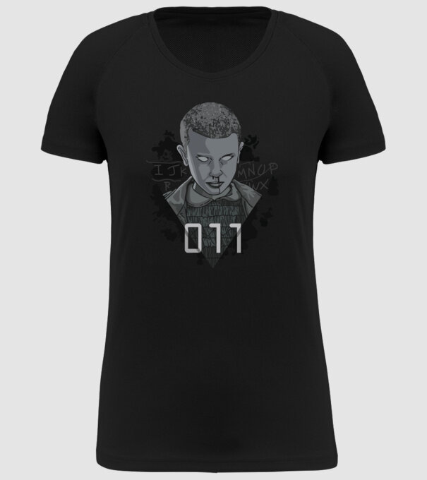 Stranger Things model negru pe tricou