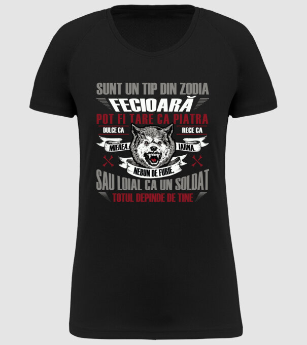 Sunt un tip din zodia Fecioară model negru pe tricou
