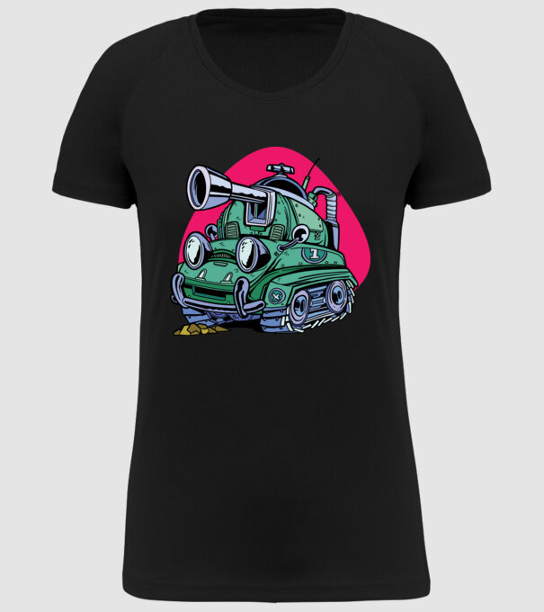 Tancuri model negru pe tricou