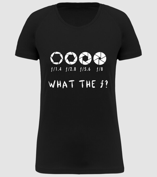 what the f model negru pe tricou