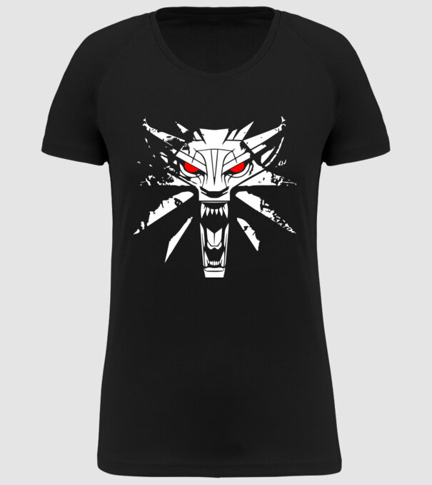 Witcher model negru pe tricou