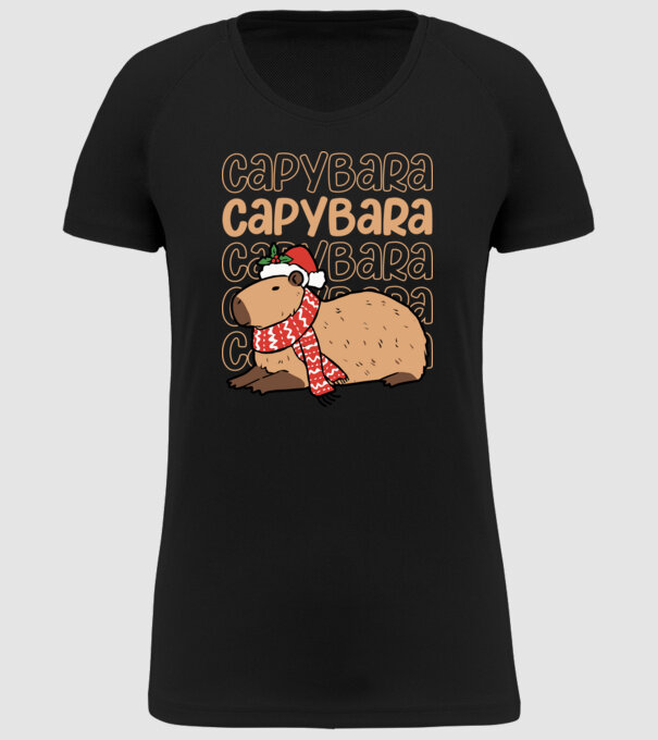 Xmas Cappy model negru pe tricou